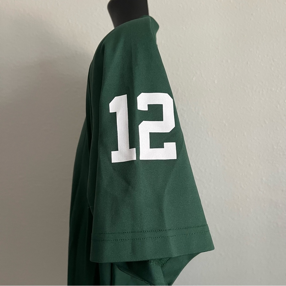 NFL Green Bay Packers Aaron Rodgers #12 Youth‎ XL Football Jersey XL Green White - Picture 4 of 8